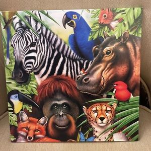 Jungle wall plaque, Tree-Free Greetings, 100% Eco Friendly, 11” by 11” m…